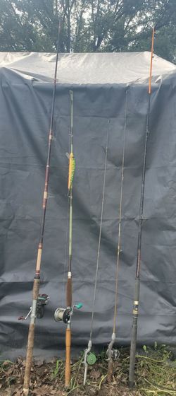 Vintage Fishing Rods And Reels Lot