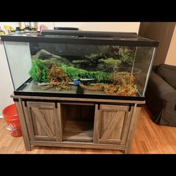 Fish Tank (75 Gallons ) Comes With Stand 