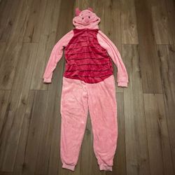 Disney piglet pink onesie pajama costume