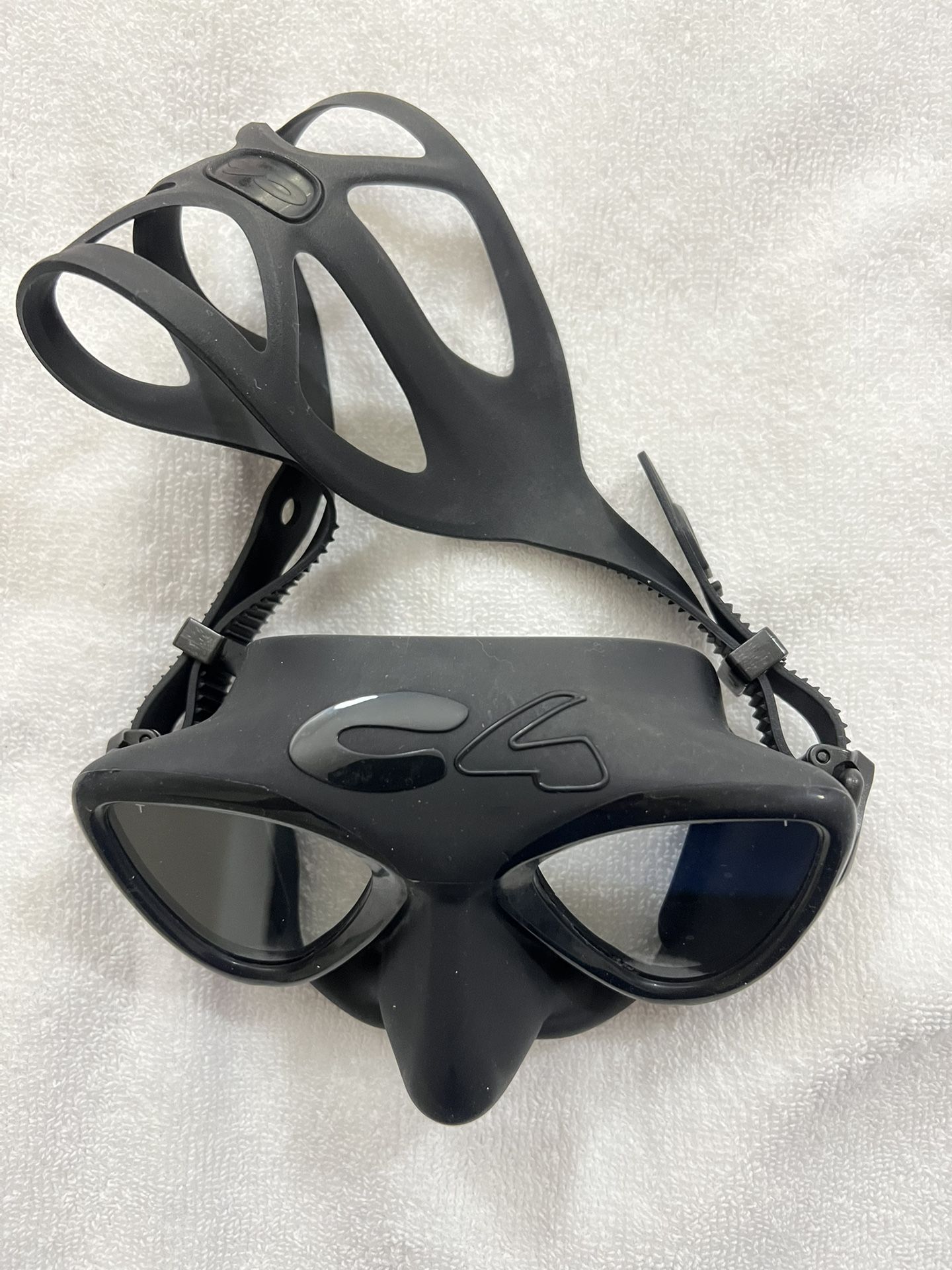 C4 Mask+C4 Carbon Freediving Fins+C4 Carbon Spearfishing Gun