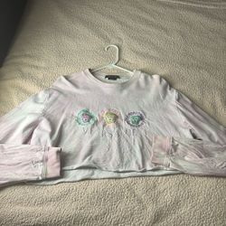 Versace Cropped Crewneck Sweater