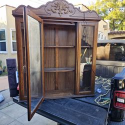 Wooden China Cabinet 