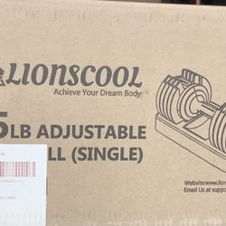 Lionscool 25lb Adjustable Dumbell Set