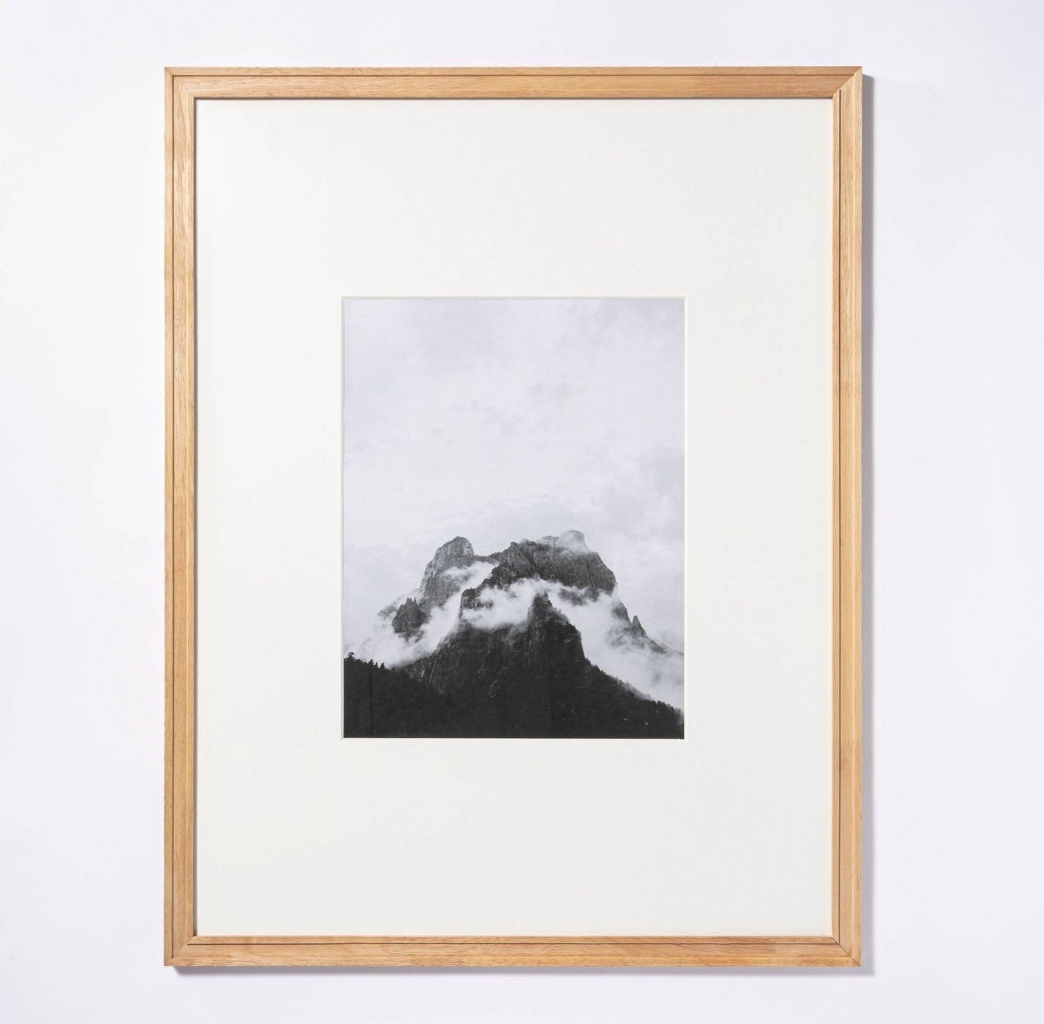 20" x 26" Matted to 11" x 14" Gallery Frame Natural Wood - Thresholdâ„¢ designed with Studio McGee