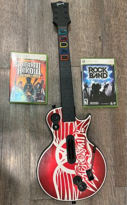 Guitar Hero Guitar Controller Bundle Xbox 360