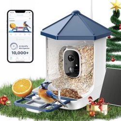 LIWAN Bird Feeder with Camera Solar Powered