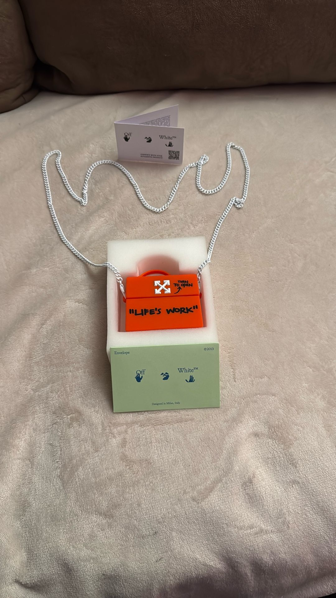 Authentic Off White AirPod Case