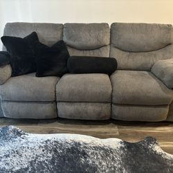 Ashley’s Furniture Reclining Sofa  (Last Day For Listing Will Be Giving Away To Good Will)