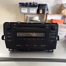 OEM radio and CD player for a 2010-2011 Toyota Prius