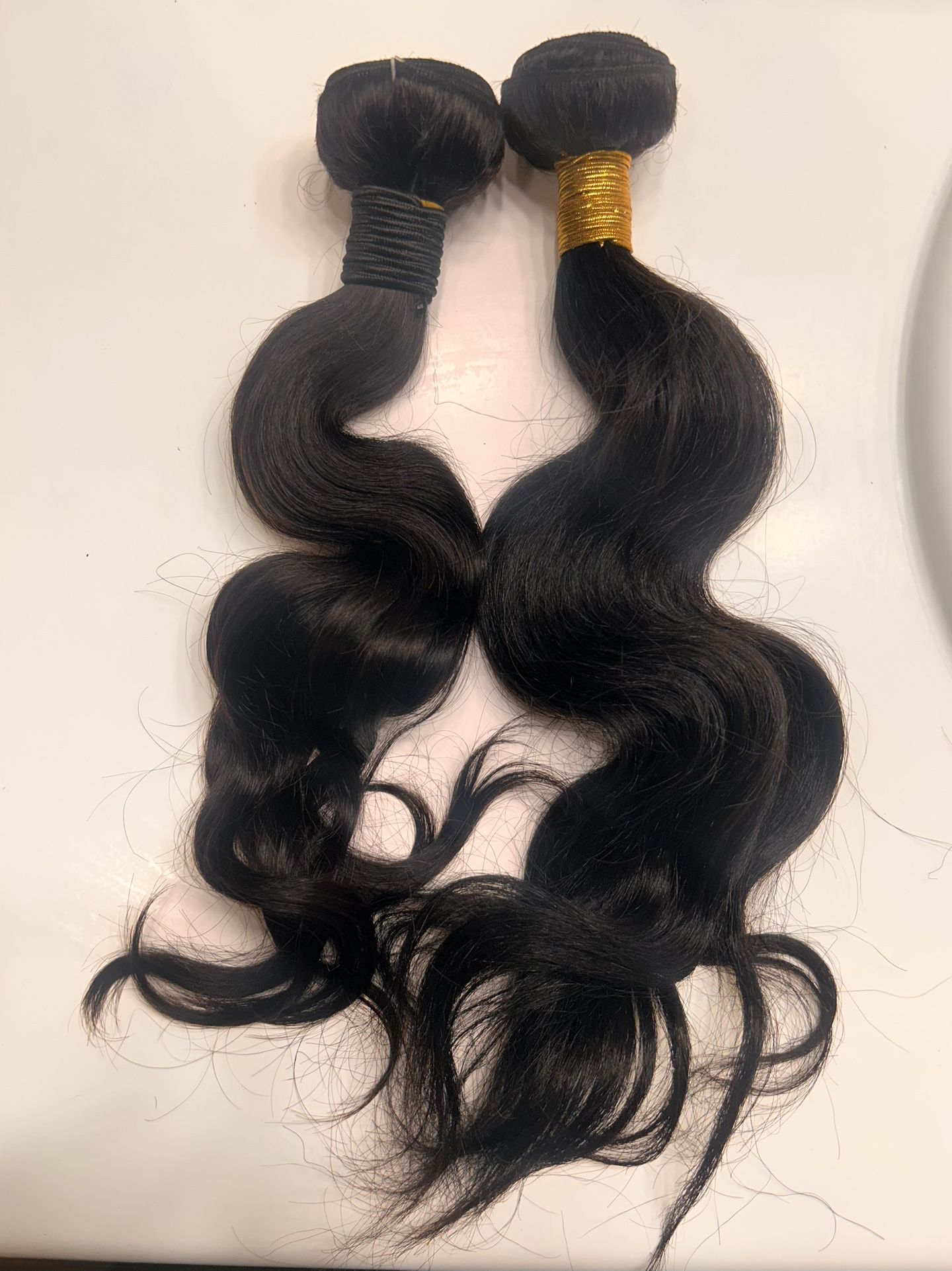 Two Bundles Of Hair Extensions 18” 20”