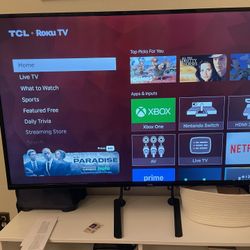 55” Roku Tv With AirPlay