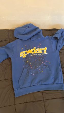 sp5der hoodie TC blue used medium