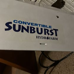convertible sunburst hydro farm grow light