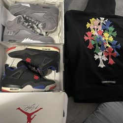 Jordan 4s , 5’s , An Chrome Heart