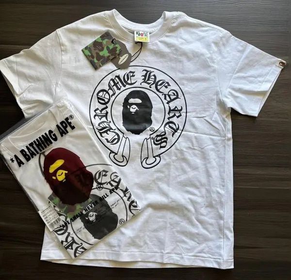 Bape x Chrome Heart Tee Shirt