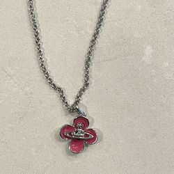 Vivienne Westwood 4 Leaf Clover Necklace 