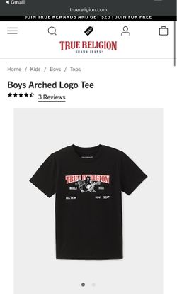 True Religion Kids Black T-Shirt + Joggers Set – New With Tags – Size L
