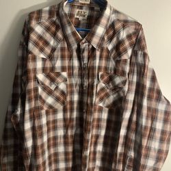 2x 3x 4x Ely Cattleman ,wrangler Western Shirts