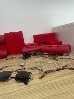 Variety of sunglasses Cartier