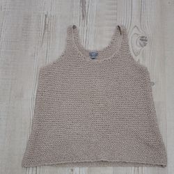 Aerie Taupe Knit Tank Top