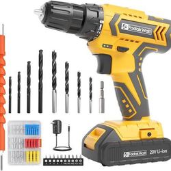 (NEW) 20v 280 in-lbs 3/8 Cordless Drill Set 