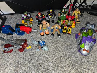 Vintage Fisher Price Rescue Heroes Lot
