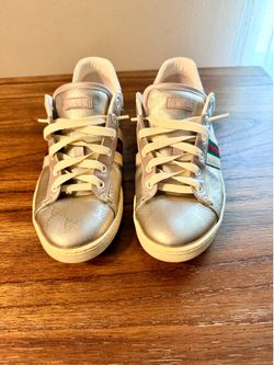 Like NEW-Gucci Authentic GG Supreme Leather Sneakers