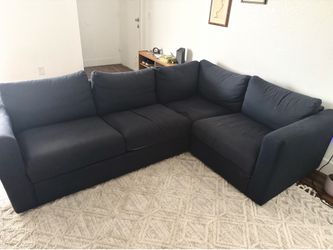 Dark Blue Sectional Couch