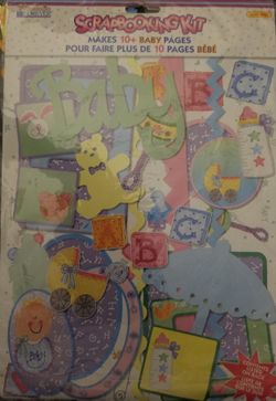 Memories Forever baby-themed scrapbooking kit
