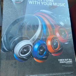 Brand New Headphones With Attitude Great For Music Listening 