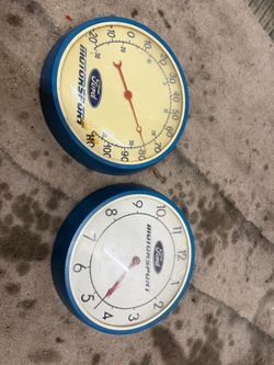 Ford 80s-90s clock and temperature gauge
