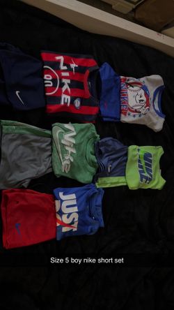 Nike boy short set size 5
