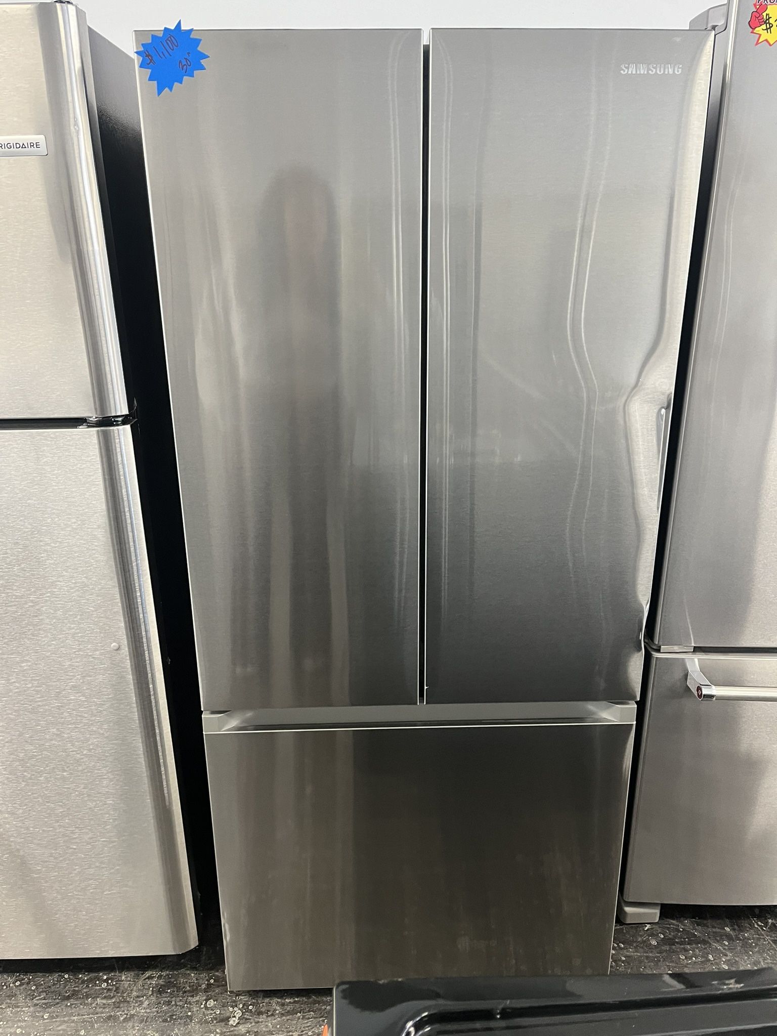 ‼️‼️‼️ Samsung French Door Refrigerator Stainless Steel 30” Refrigerator ‼️‼️‼️