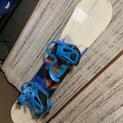 Snowboard With Bindings