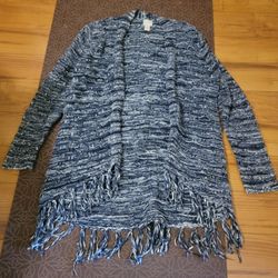 Ladies Cardigan Open Front Sweater