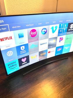 65”Samsung Curved 4K 2160p UHD Smart tv  Model UN65JU6700