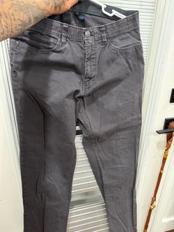 Gray Slim Fit Pants