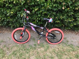 Kent Girls BMX Bicycle Sparkles 18”..Black and Pink