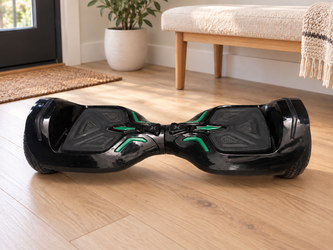 Black & Green Hoverboard – Battery & Charger Included