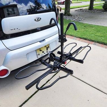 (NEW) $129 KAC (2 Bike) Rack for SUV Cars Hatchback Mount fit 2” Anti Wobble Hitch Heavy Duty Bicycle Carrier