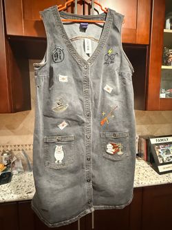 Harry Potter Denim Vest Dress BoxLunch