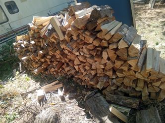 Alder firewood for sale twice as much as shown