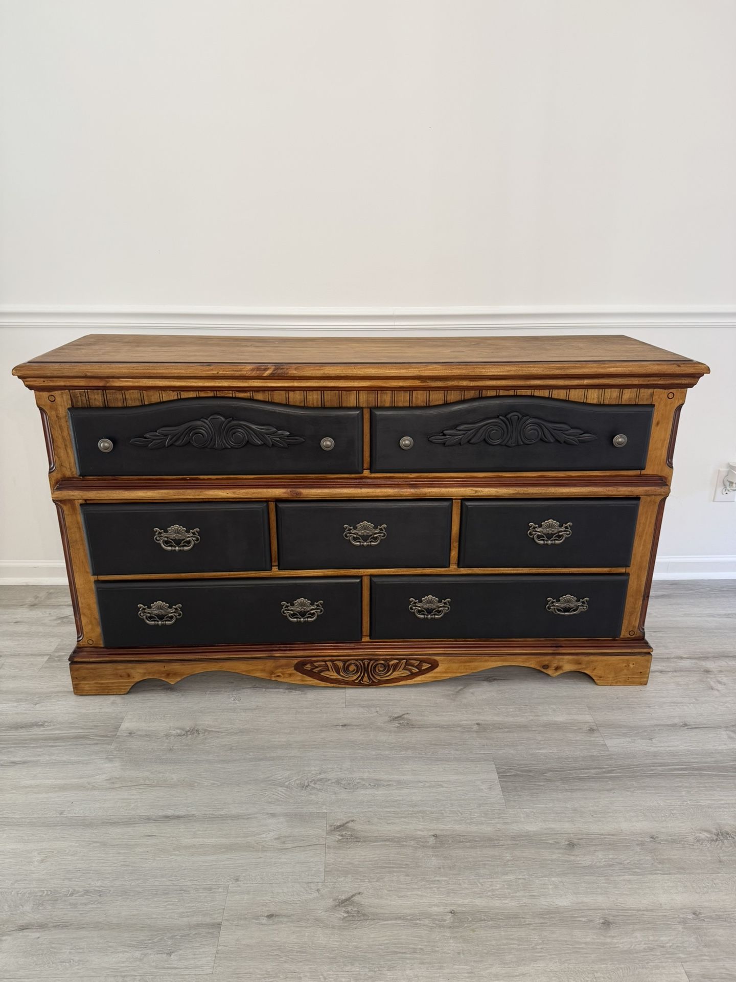 Farmhouse Inspired Solid Wood Dresser