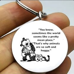 Calvin Hobbes Hot Keychain 