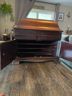 Antique record player