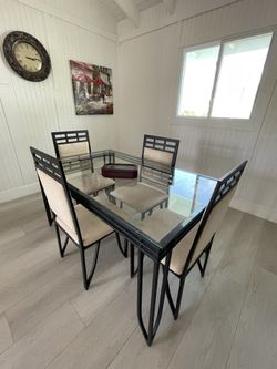 Dining Table w/ 4 Chairs & More
