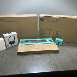HP Monitors,keyboard And headset