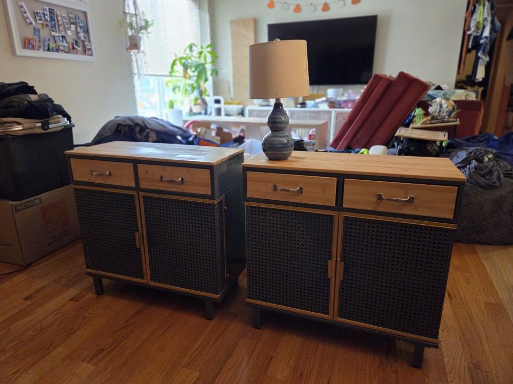 Two Matching Cabinets