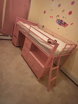 Twin loft bed