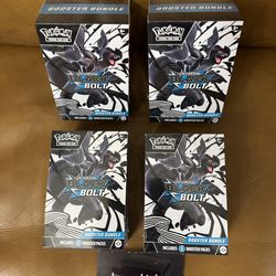 New* Pokemon TCG Trading Cards Scarlet & Violet Black Bolt Booster Bundle 6 Packs Box - Brand New! Sealed!
